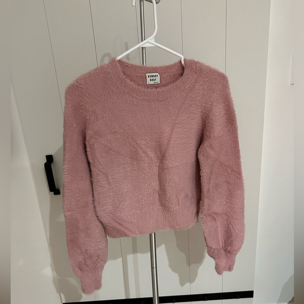Sunday best crop sweater